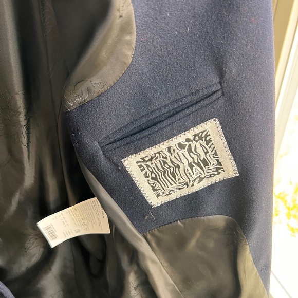 Bimba y Lola wool blazer blue - S/M - Picture 7 of 9